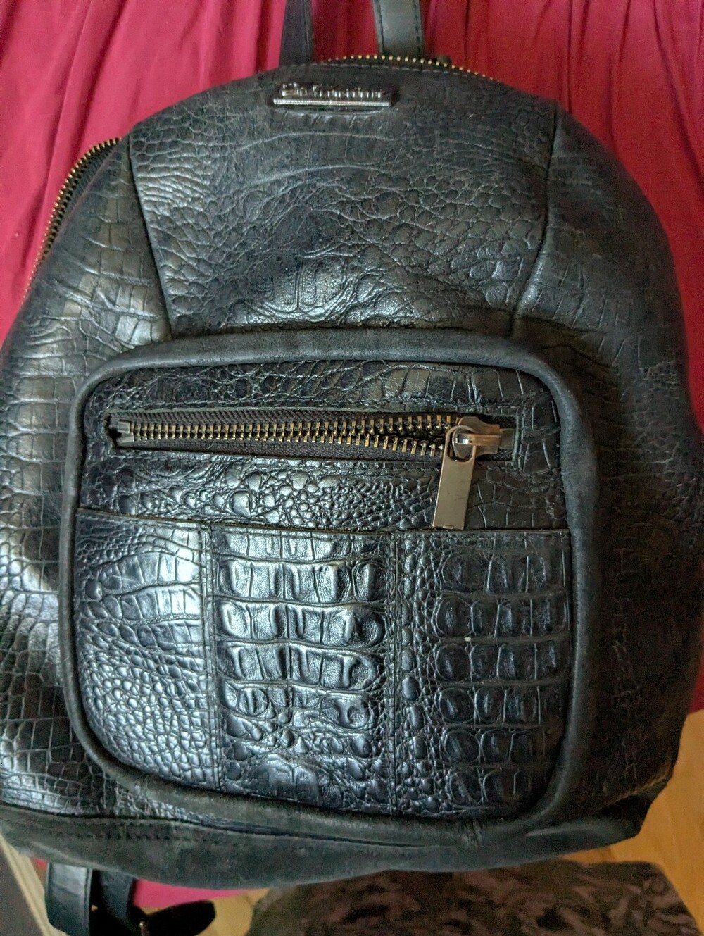 Doc Martens Black Leather Backpack